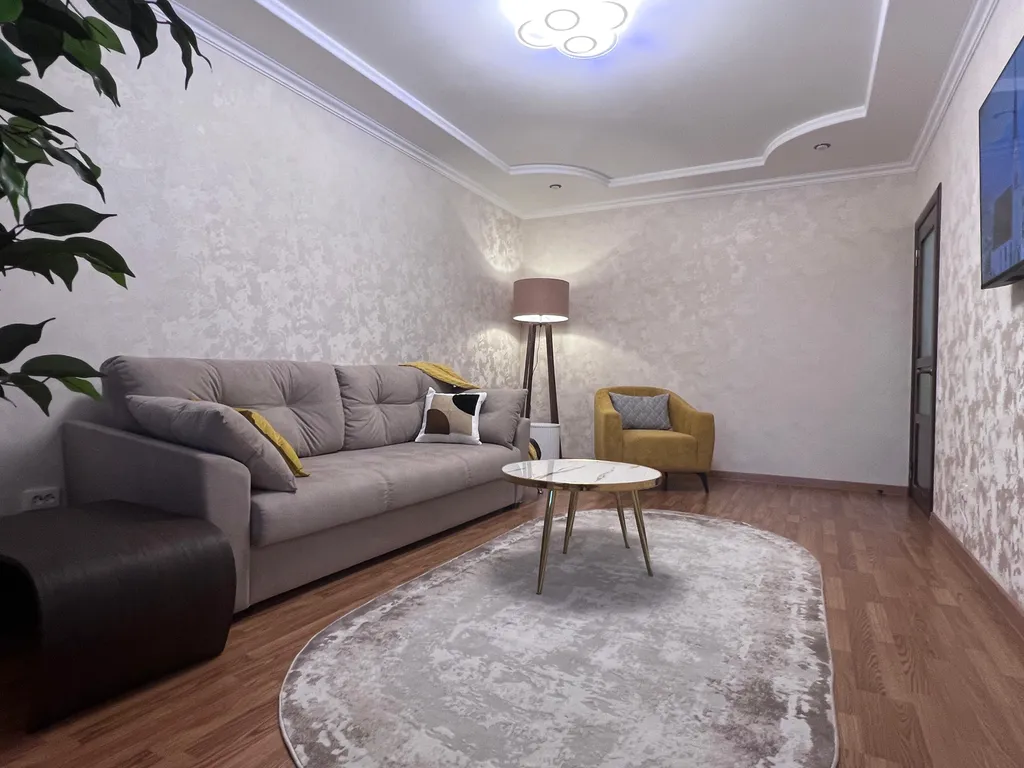 Стильная двухкомнатная квартира с видом на Машук