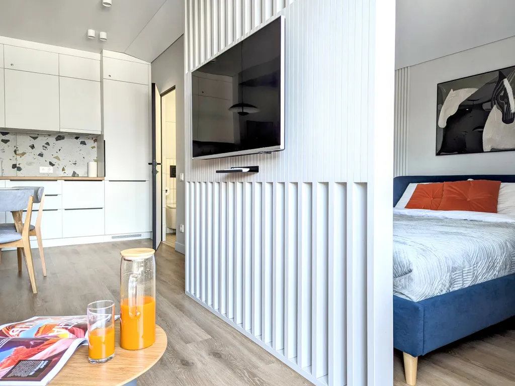 Новая квартира с видовым балконом и лыжной комнатой