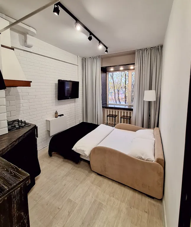 Квартира Студия с кухонной зоной. Кофемашина, wi-fi, бесконтактное заселение — аренда посуточно в Новый Уренгой