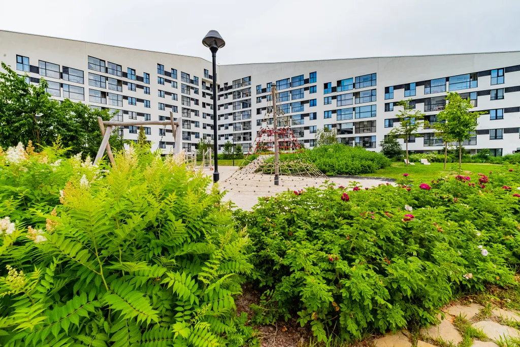 Красивая студия в жк с парком