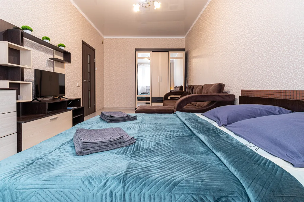 Квартира Уютная квартира с кофейней, пиццерией и магазинами во дворе — Краснодар