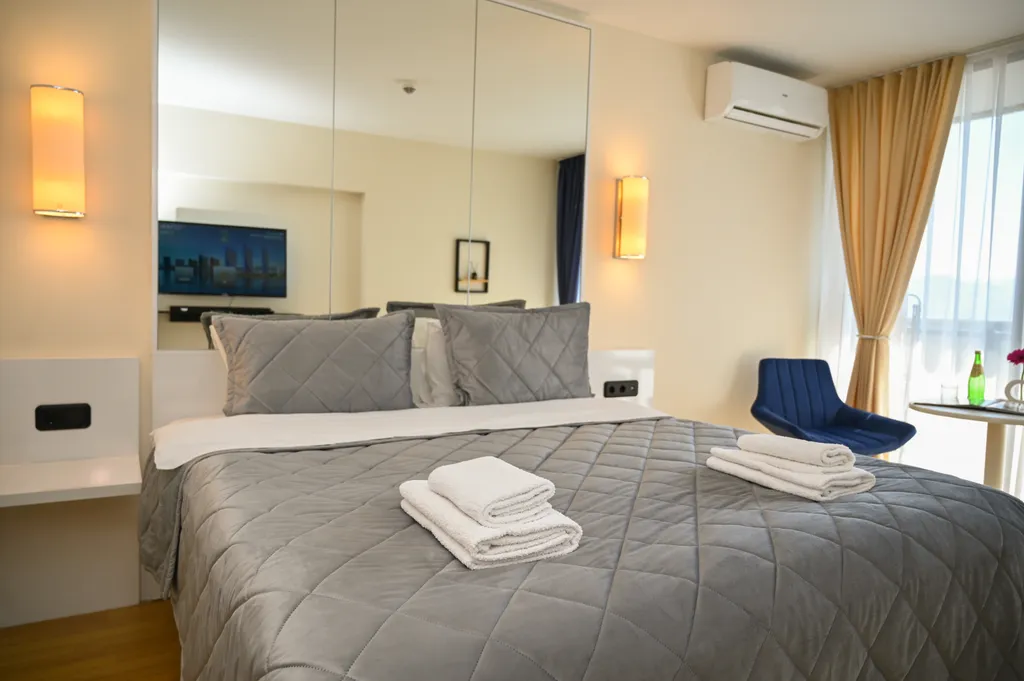 Квартира Квартира Студия на 40 этаже с панорамным видом на море и горы — Батуми