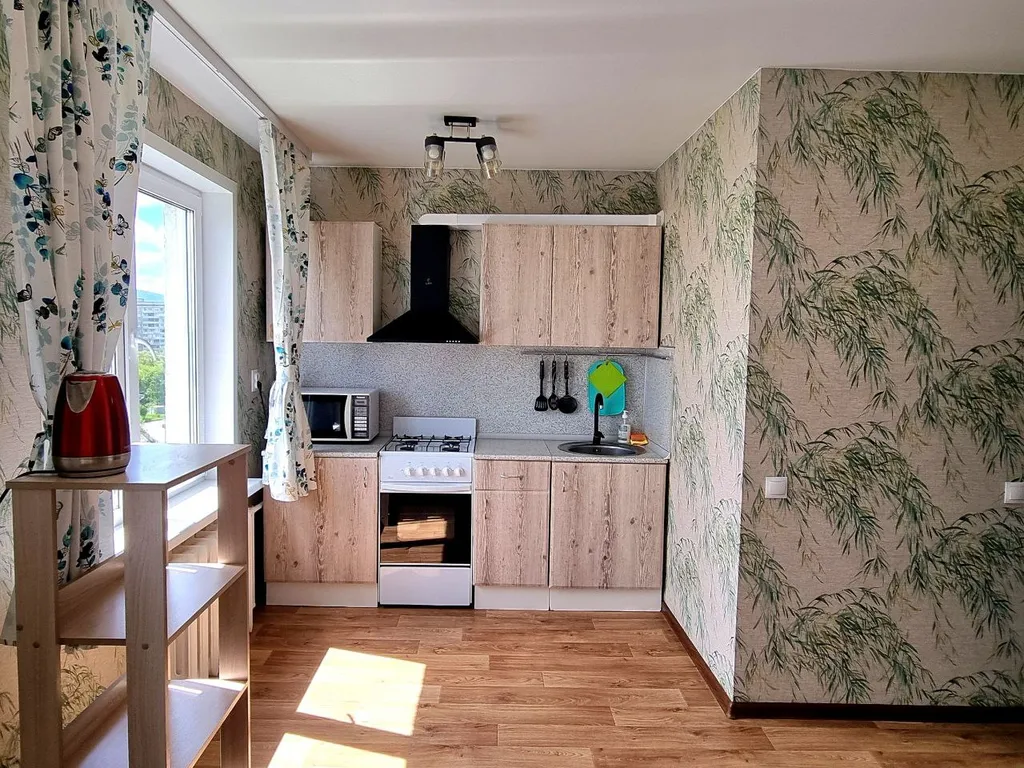 Квартира с живописным видом на город, неподалеку от ТРЦ Красноярье