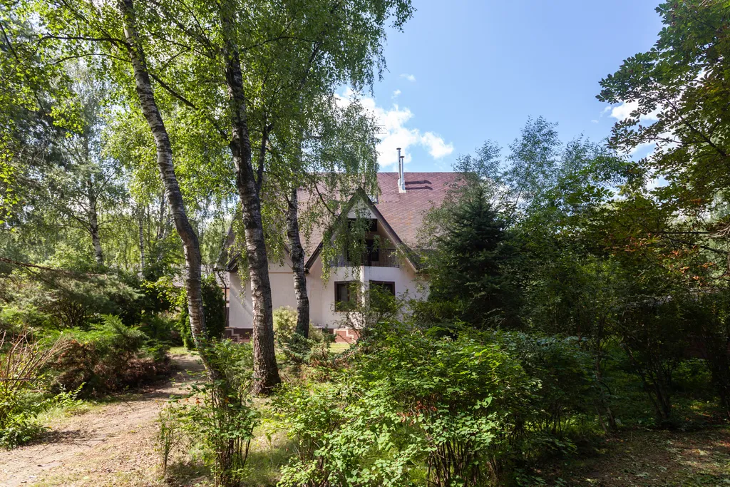 Загородный дом с бассейном, сауной и собственным лесом на участке