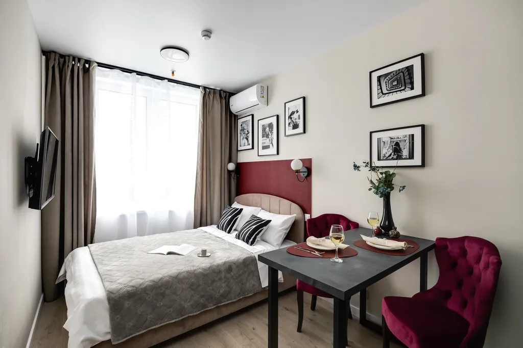 Квартира Квартира Стильная студия на ботаническом саду Bordo — Москва