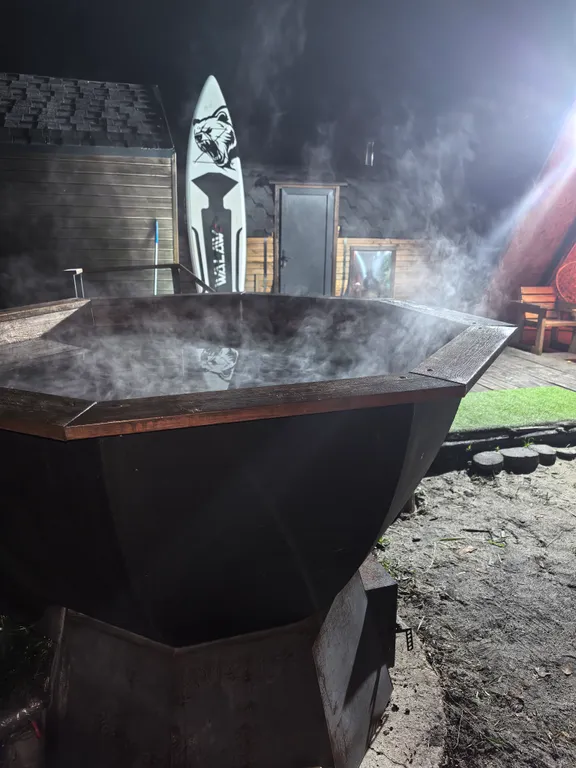 Коттедж Треугольный дом с баней и чаном — аренда посуточно в Задонск