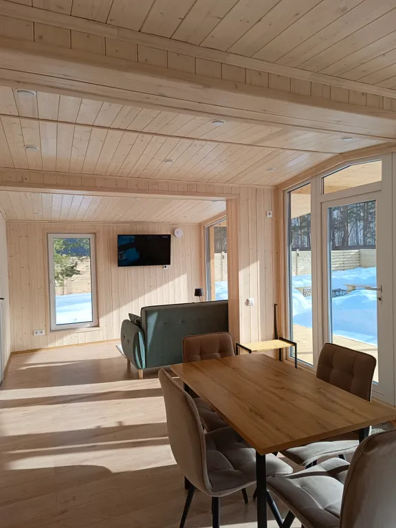 Дом у леса с банным чаном и баней