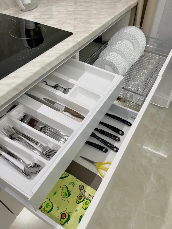 Квартира, в которую влюбляешься, стильный интерьер и кофемашина