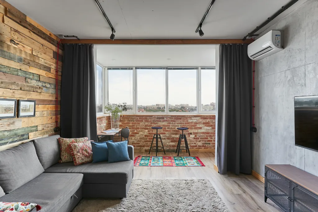 Квартира Квартира Атмосфера настоящего Краснодара с потрясающим видом на город — Краснодар