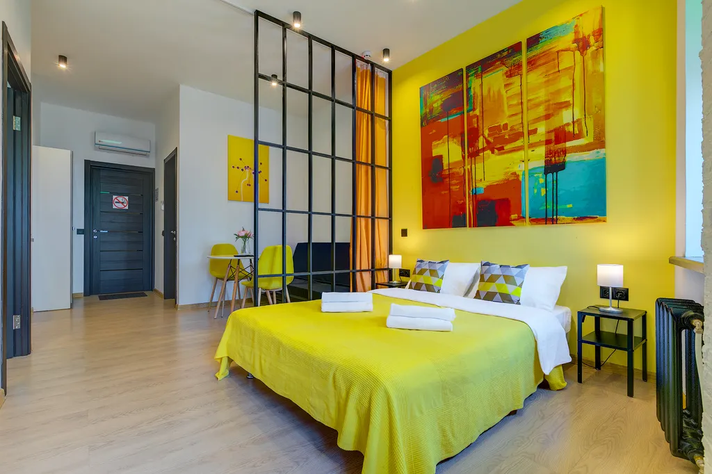 Квартира Двухкомнатная квартира с видом на Арбат — Москва