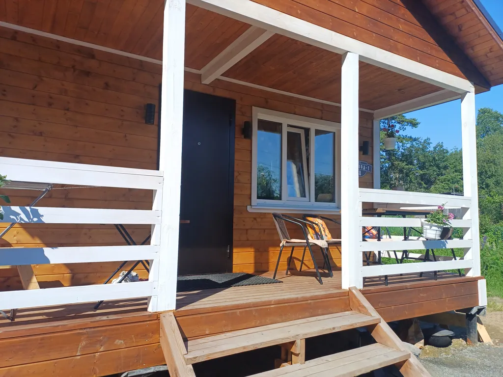 Уютный домик-баня с купелью в тихом местечке