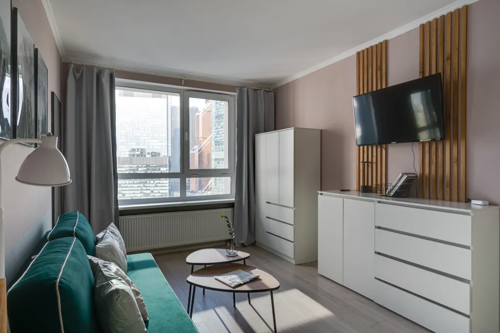 Квартира Квартира Aпaртaмeнт комфоpт клаcсa c видом из окон на Moscow City — Москва
