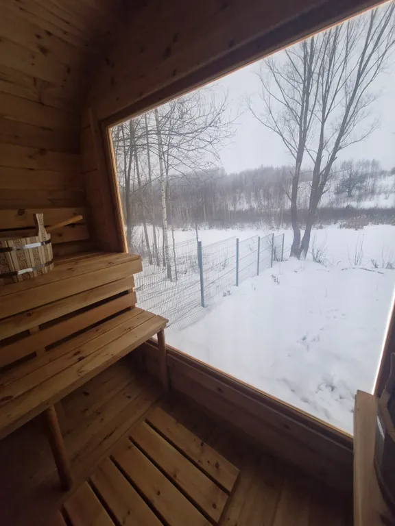 Коттедж А-фрейм с видом на озеро и лес — Казань