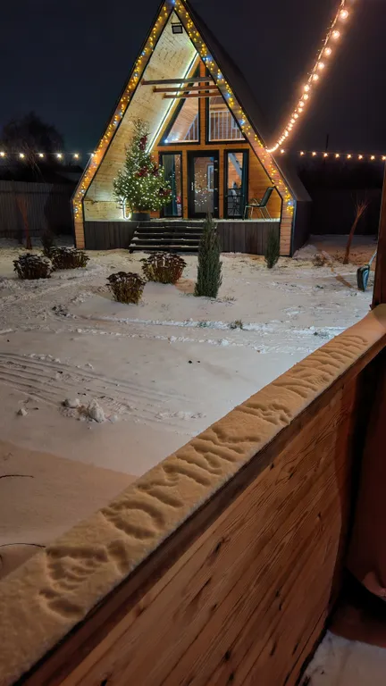 Дом с баней и чаном