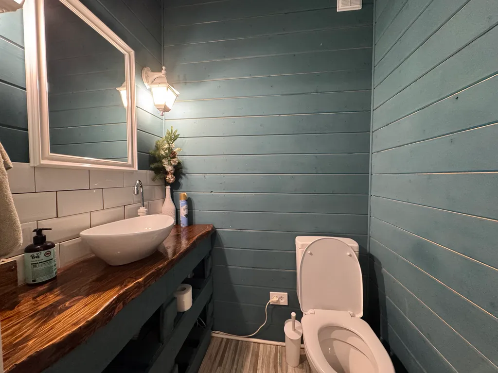 Дом с баней на дровах