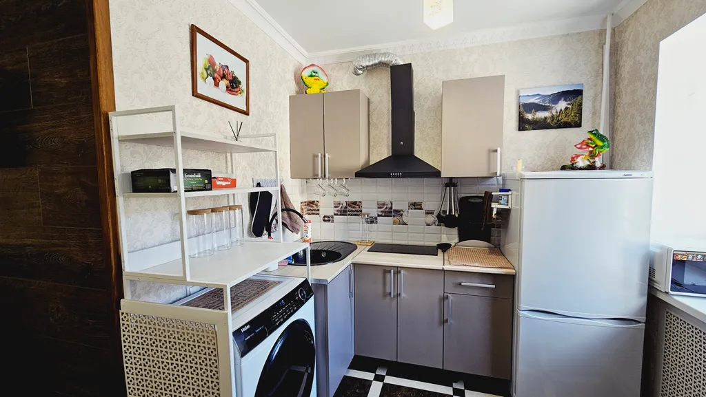 3-комнатная квартира с 2 спальнями в центре