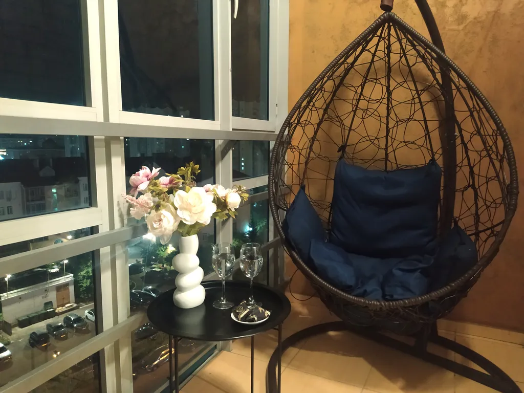 Квартира у аквапарка с видом на кремль