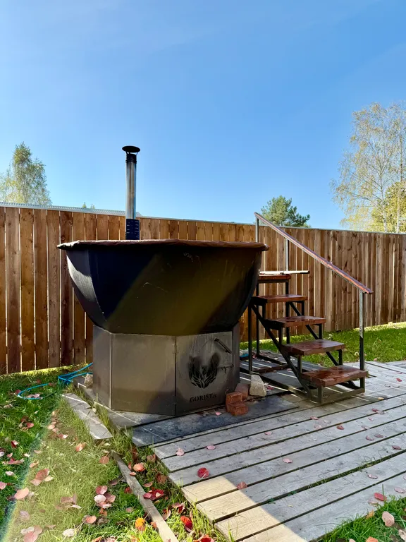 Уютный дом с чаном