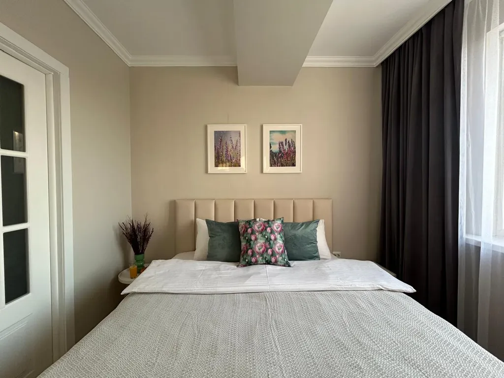 Трехкомнатные апартаменты Лавандовая гавань в самом центре Алматы