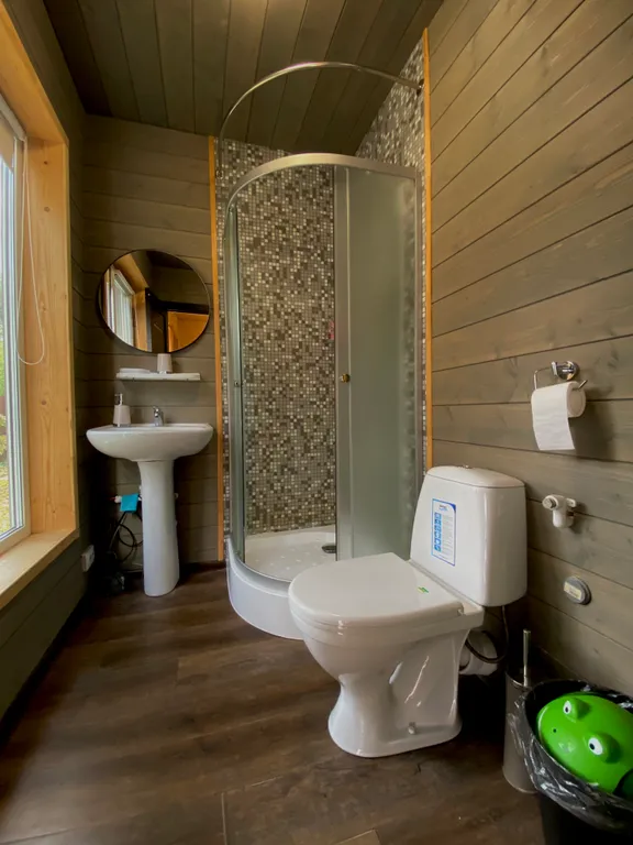 Уютный дом для семейного отдыха с баней и детской площадкой