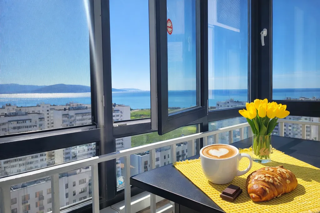 Квартира с видом на море и бухту