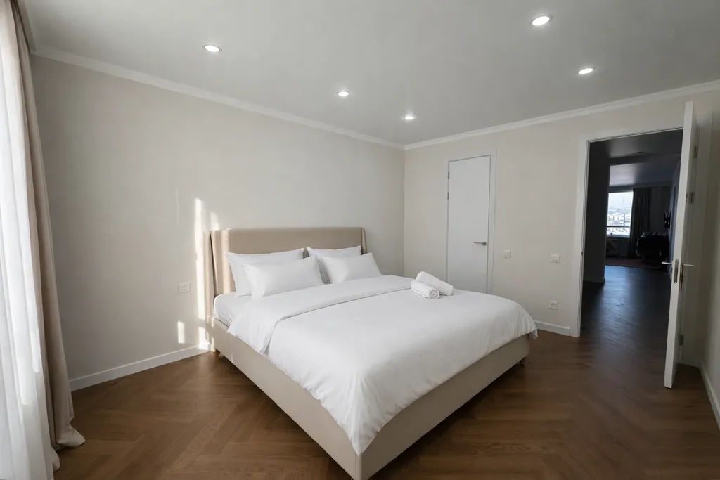 Просторная евротрешка бизнес-формата с видом на горы в ЖК Rams City