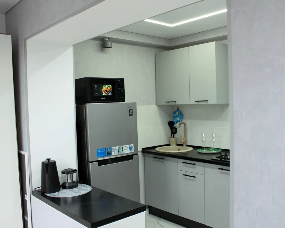 Уютная квартира с панорамными окнами