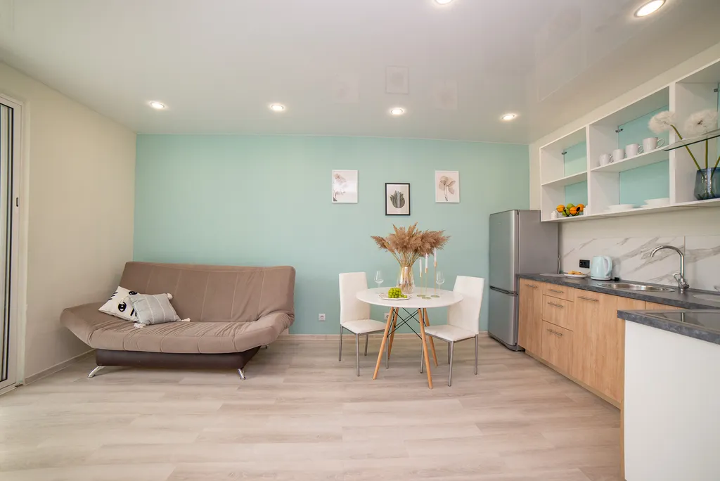 Евродвухкомнатная квартира на Чкалова 18 для 4 гостей