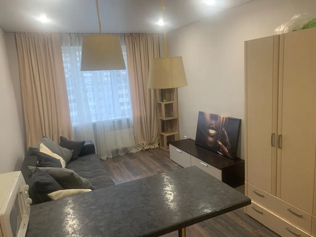 Уютная квартира-студия в новом, кирпично-монолитном доме