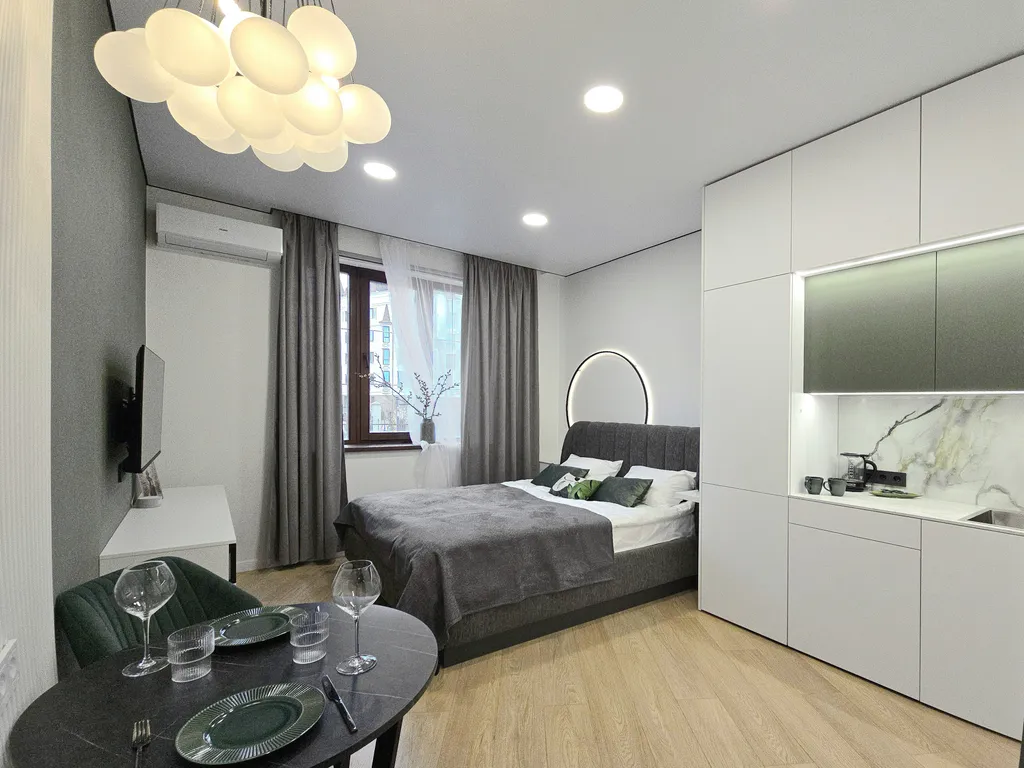 Квартира Апартаменты студия Apartnamore Олива 1 минута до моря — Зеленоградск