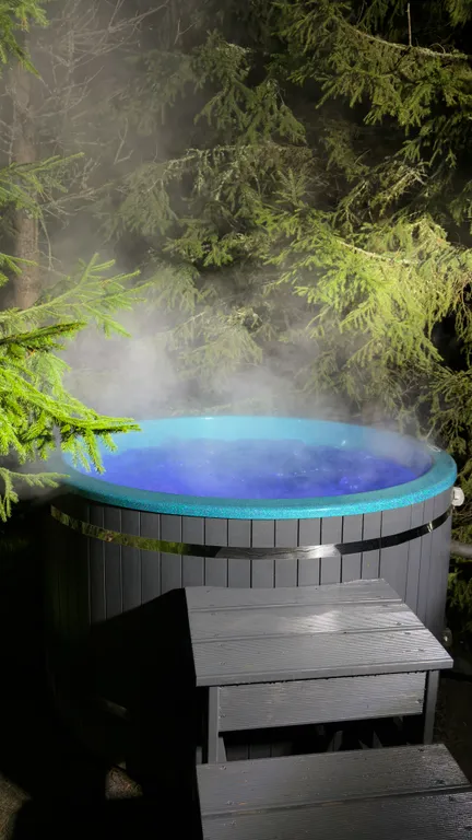 Коттедж Стильный дом в лесу с камином и купелью — Борисово