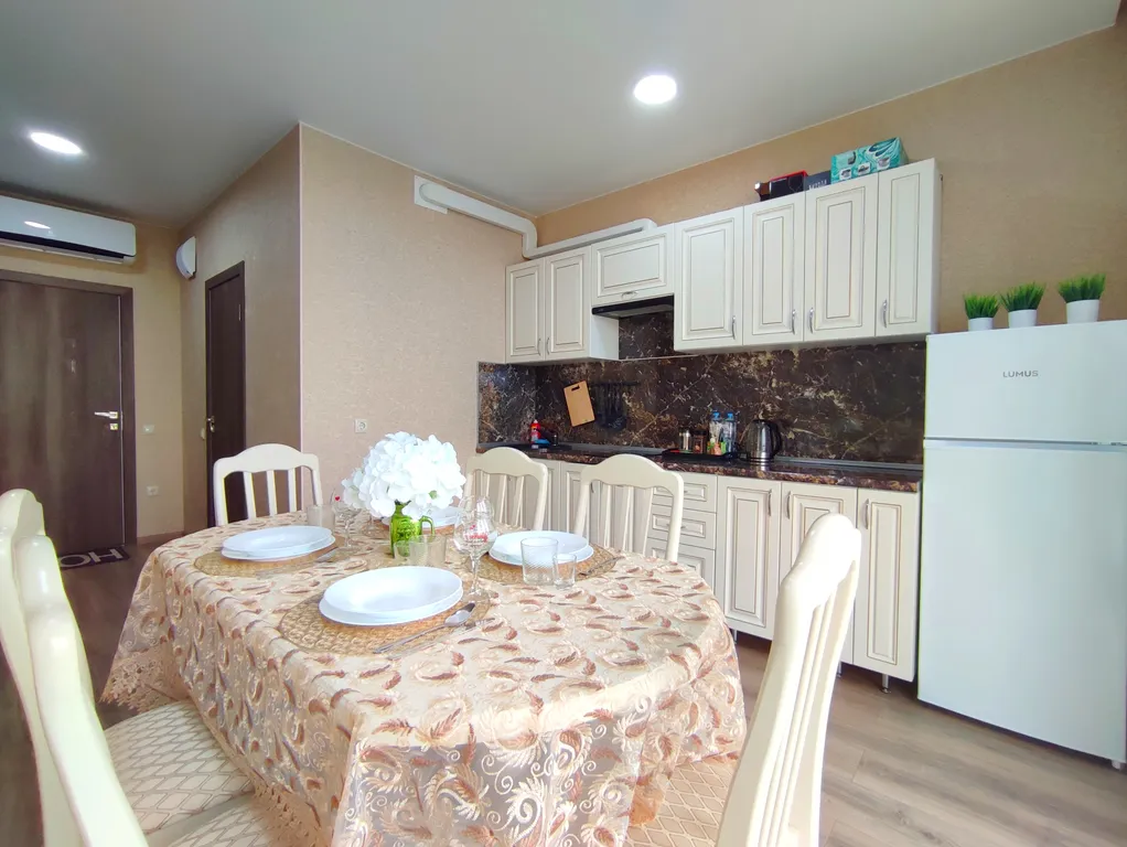 Квартира Квартира 2-комнатный апартамент в 100 метрах от пляжа и парка развлечений — Анапа