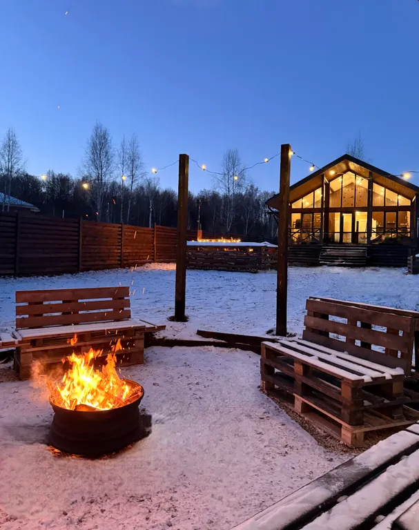 Коттедж Дом с просторной террасой у леса — аренда посуточно в Тула