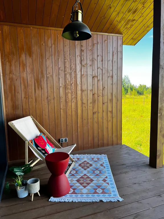 Дизайнерский домик у леса