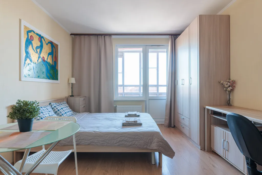Квартира Квартира Sutki Rent с видом на Охту — Санкт-Петербург