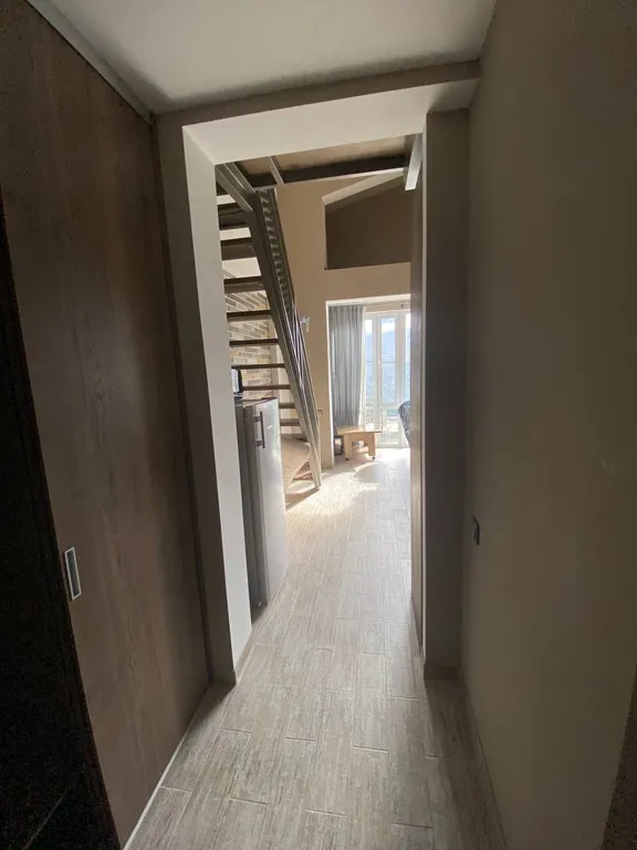 Двухуровневая студия с видом на горы