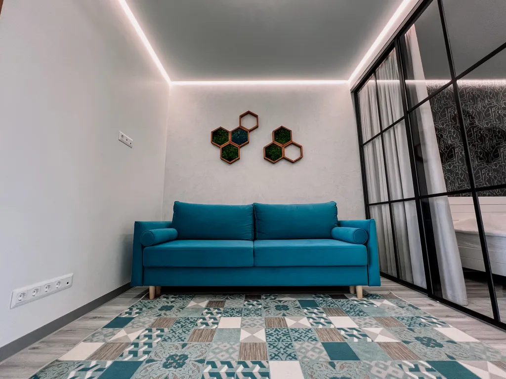 Апартамент с видом на город с высоты 24 этажа