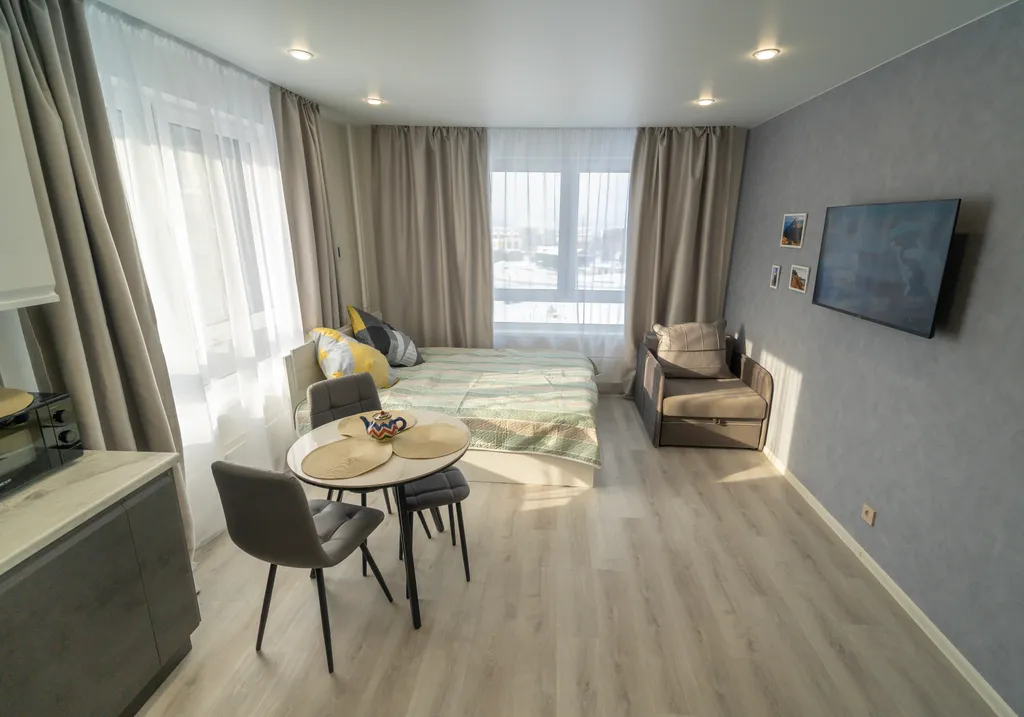 Уютная студия в новом микрорайоне Уюн-парк