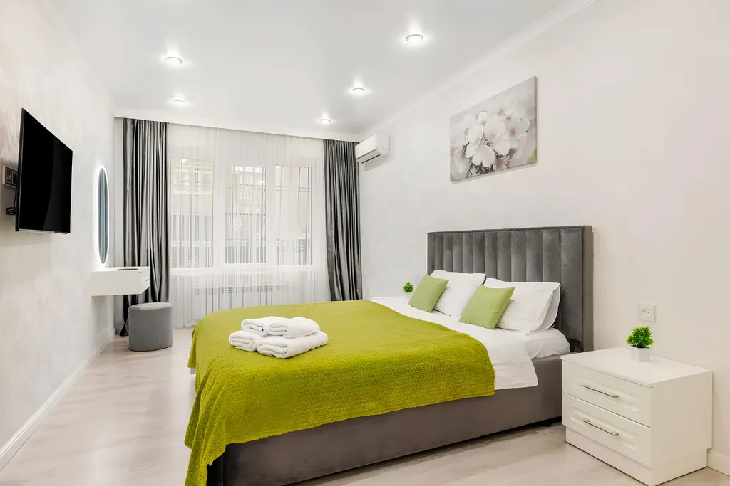 Квартира Просторная, стильная квартира сети Aura с комфортом примет гостей — Владикавказ