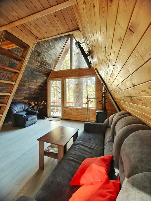 А-фрейм с видом на Ману