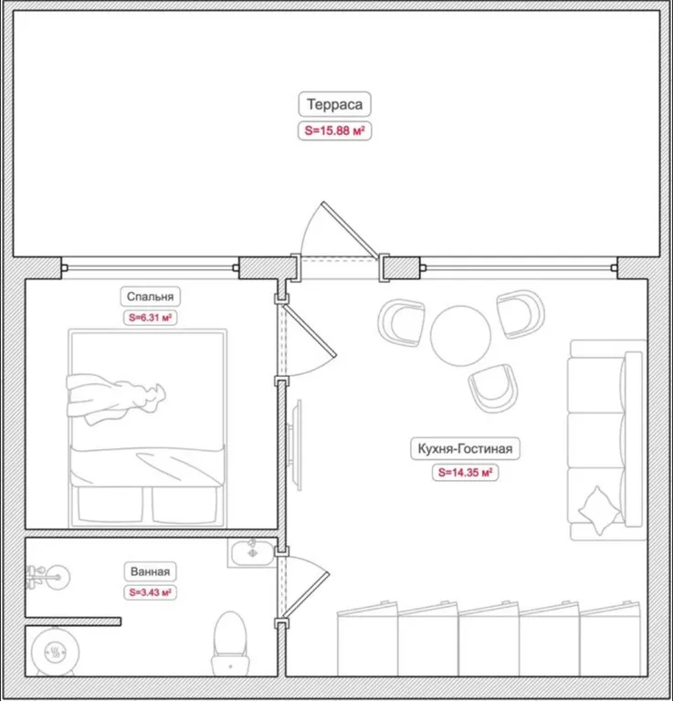 Коттедж Уютный гостевой дом с террасой на берегу озера — Кашира