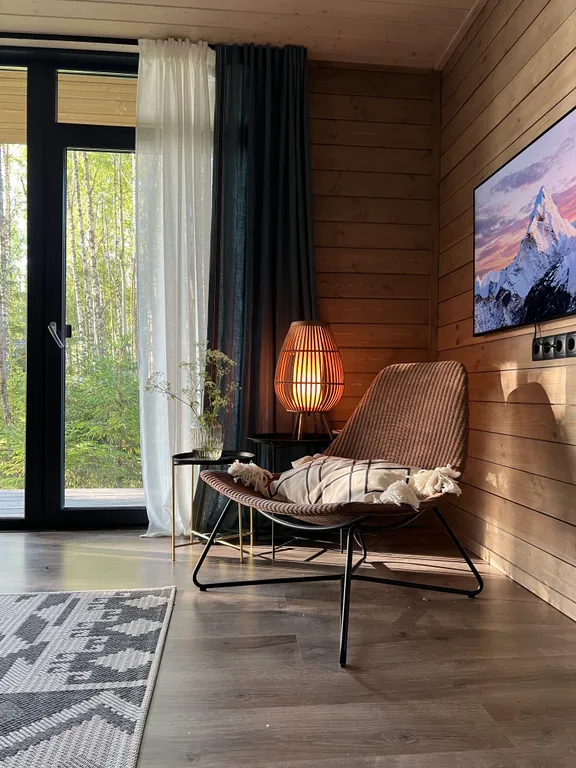 Скандинавский дом на лесном участке