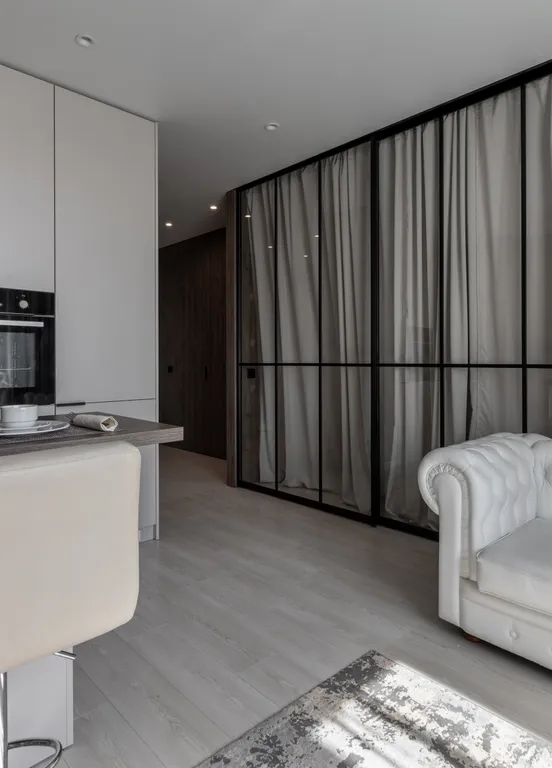 Современный апартамент с видом на парк Челюскинцев