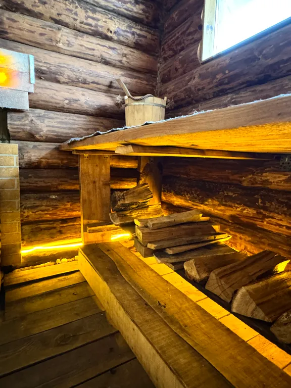 Уютный срубовой дом с баней