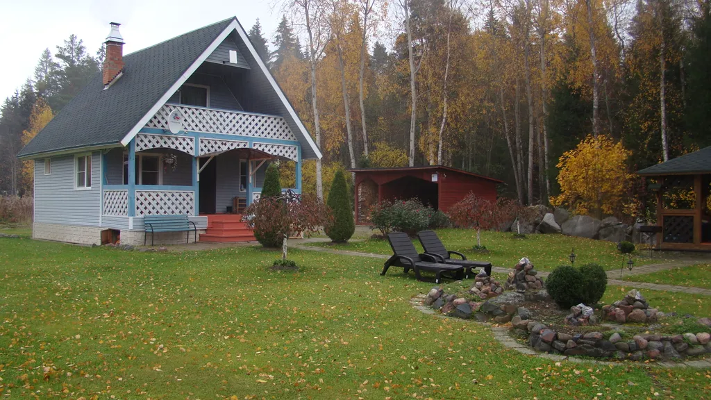 Коттедж Дом на берегу речки — Приозерск