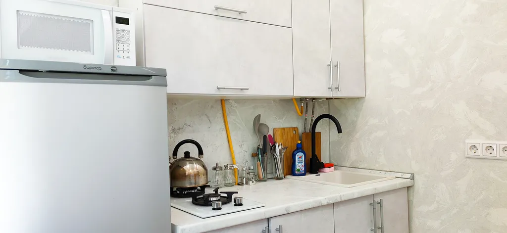 Квартира Квартира с парящими потолками и кроватью — Самара