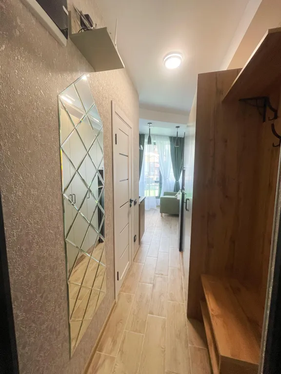 Апартаменты с террасой 60 м2 собственным бассейном, 3 минуты до пляжа