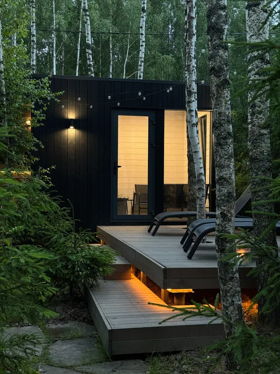 Коттедж Панорамный дом с сауной у заповедника — Семеновское