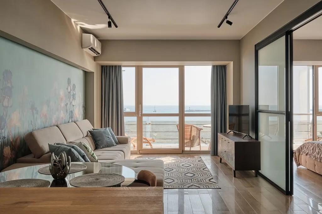 Двухкомнатные апартаменты Family с панорамным видом на море