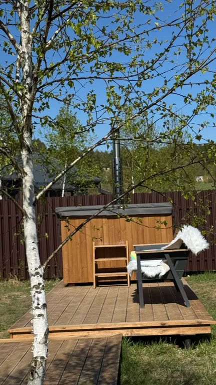 Дом с сауной и чаном